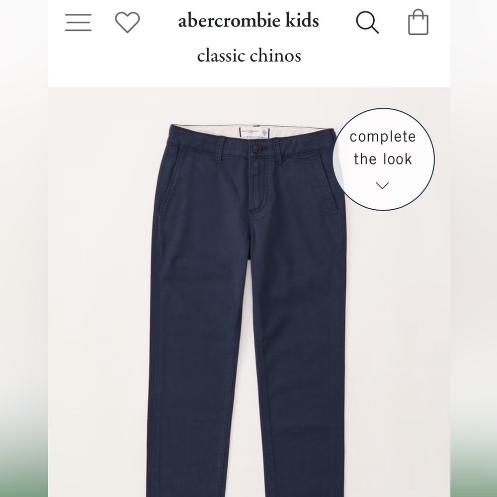 Abercrombie classic chino